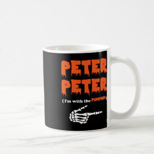 Mug Peter Peter Je suis avec le costume d'Halloween Ci