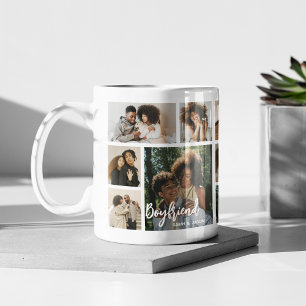 Mug Petit ami élégant 15 Collage de photos
