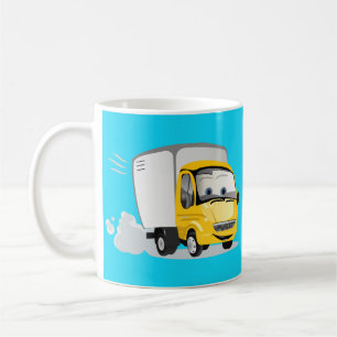 Mug Petit Camion Cartoon Jaune pour enfants !