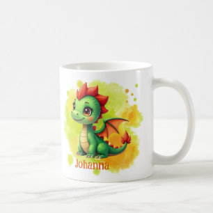 Mug Petit cerf-volant vert orange