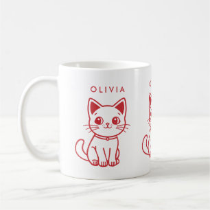 Mug Petit Chat (MODIFIER TOUTES LES COULEURS) et nom