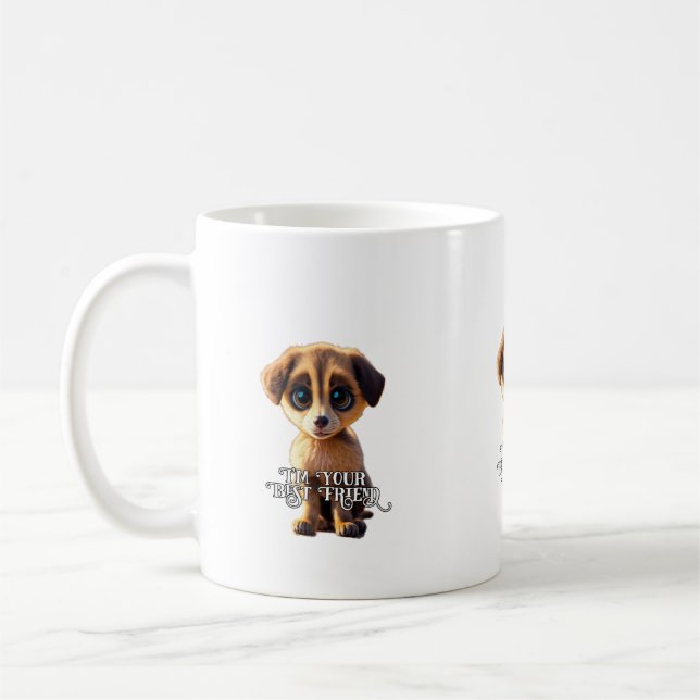 Mug Petit chiot (Gauche)