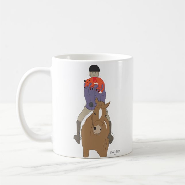 Mug Petit déjeuner de chasse à Fox (Gauche)