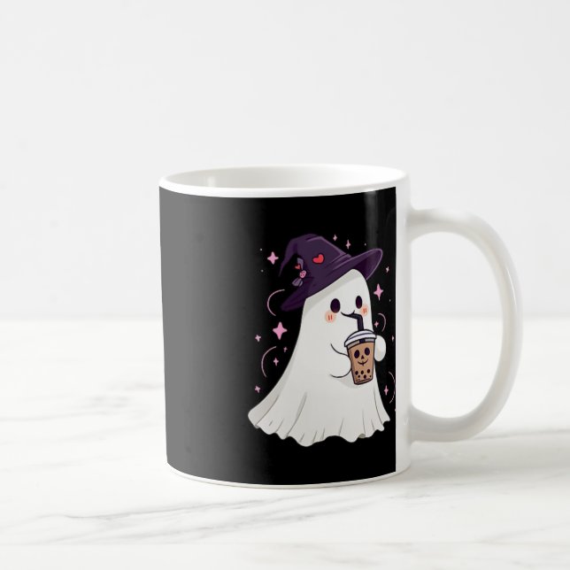 Mug Petit Ghost Ice Café Éffrayante saison mignonne Gh (Droite)