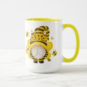 Mug Petit Gnome D'Abeille Dans Les Tournesols