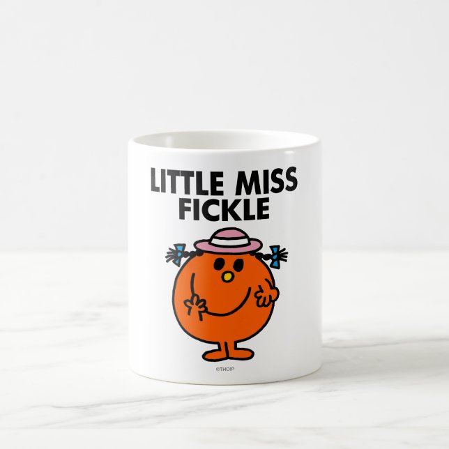 Mug Petit lettrage noir de Mlle Fickle | (Centre)