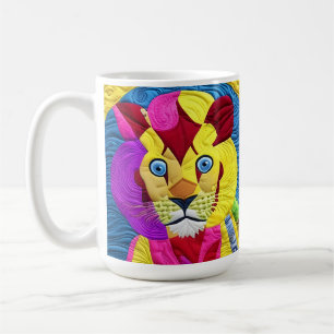 Mug Petit Lion Cub Quilt Comme Design