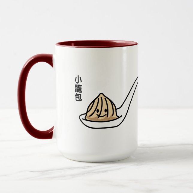 Mug Petit pain chinois de Dim Sum de boulette de soupe (Gauche)
