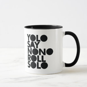 Mug Petit pain de YOLO en solo rempli