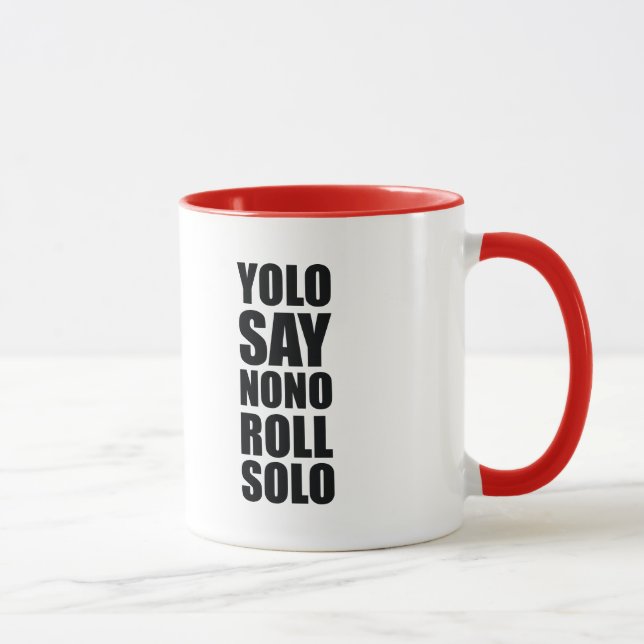 Mug Petit pain de YOLO solo (Droite)