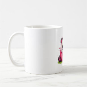 Mug Petit Panda Mignon avec Fraise