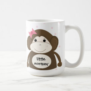 Mug Petit Singe À Cheveux Rose