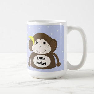 Mug Petit singe avec une banane jaune