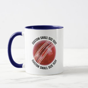Mug Petit texte BLEU NAVY Combinaison 325ml Cricket pe