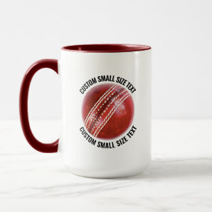 Mug Petit texte Combinaison MAROON 445ml Cricket perso