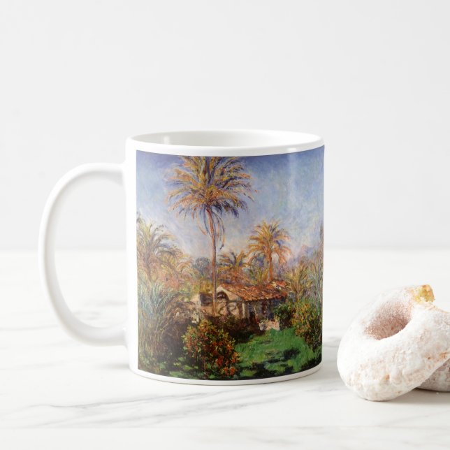 Mug Petite ferme rurale à Bordighera par Claude Monet (Avec donut)
