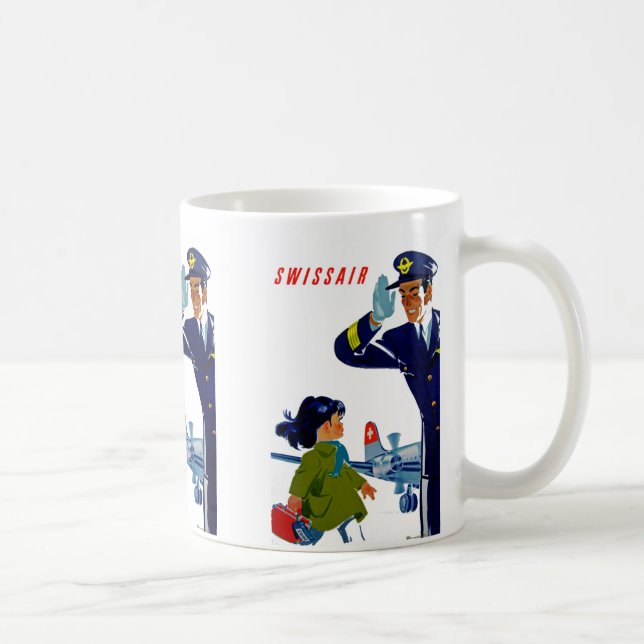 Mug Petite fille de Swissair (Droite)