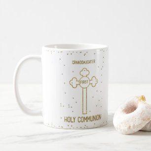 Mug Petite-fille Première Sainte Communion Croix de co