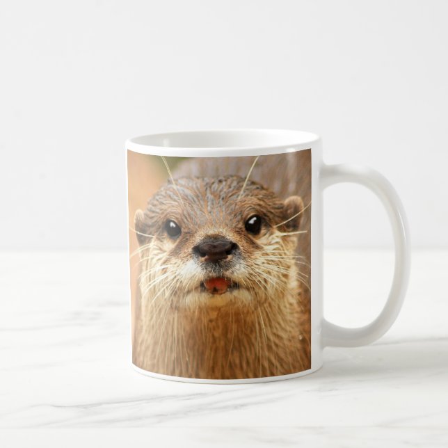 Mug Petite loutre griffée asiatique (Droite)