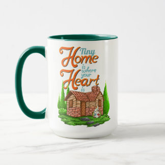 Mug Petite maison est là où votre coeur est Gnome Coeu