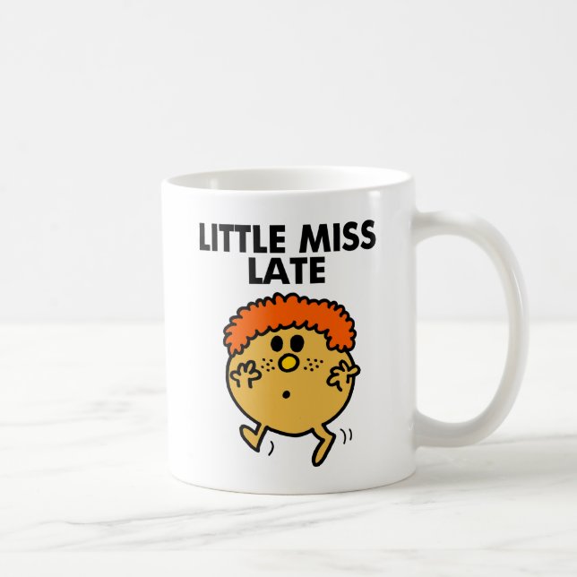 Mug Petite Miss Tard | Lettres noires (Droite)