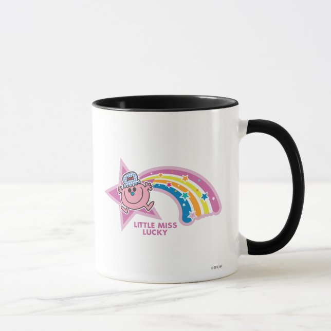 Mug Petite Mlle Lucky | Arc en ciel (Droite)