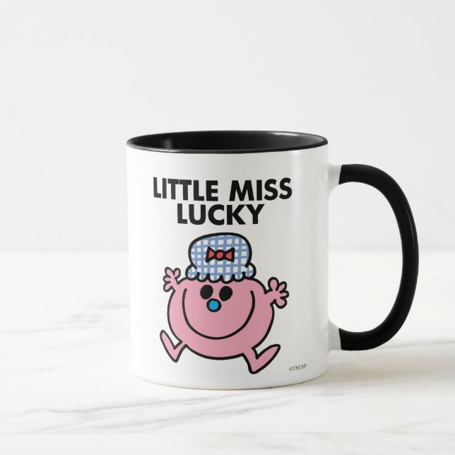 Mug Petite Mlle Lucky | Lettres noires (Droite)