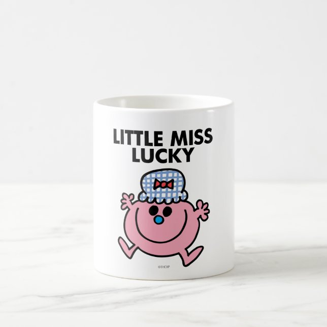 Mug Petite Mlle Lucky | Lettres noires (Centre)