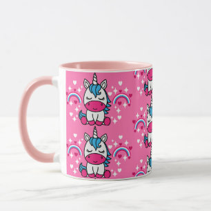 Mug Petites Filles Pink Unicorn Pony