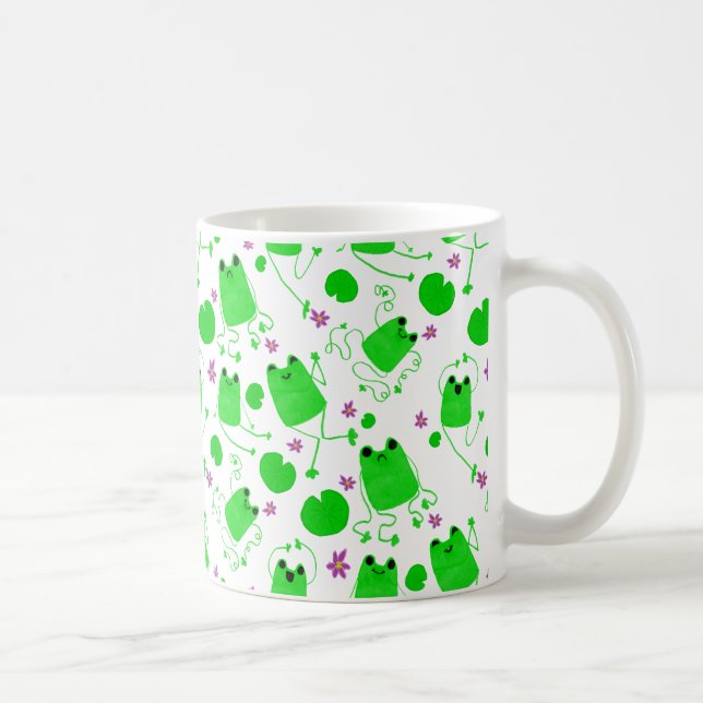 Mug Petites grenouilles funky (Droite)