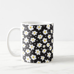 Mug Petites marguerites, vintage, arrière - plan sans 