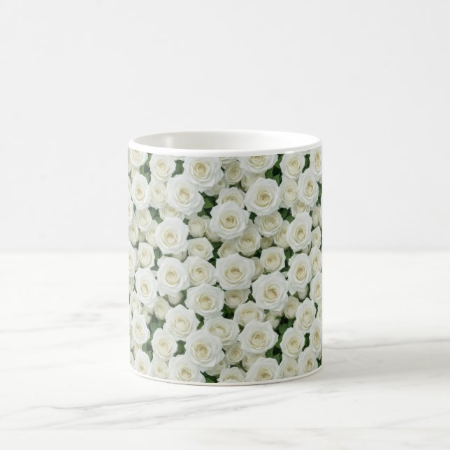 Mug Petites roses blanches (Centre)
