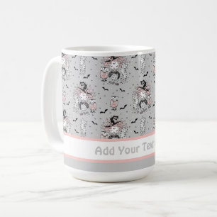 Mug Petites sorcières mignonnes avec chauves-souris ch