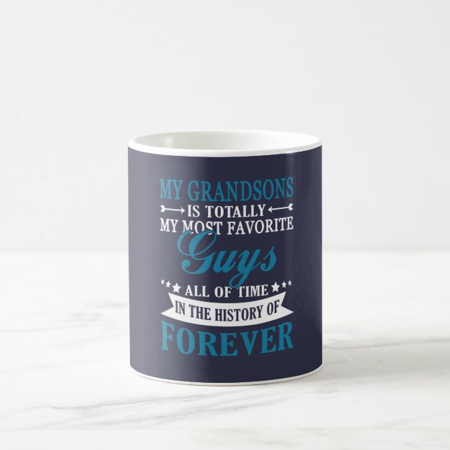 Mug Petits-fils pour toujours (Centre)