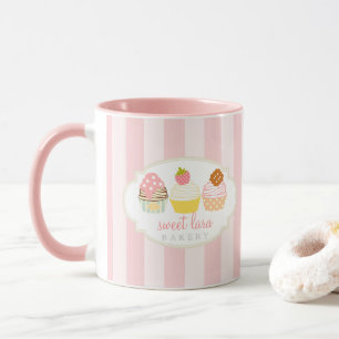 Mug Petits gâteaux doux de café de boulangerie rétr