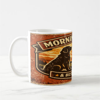 Mug Petits Matins Dorés & Grands Crus - Golden Retriev