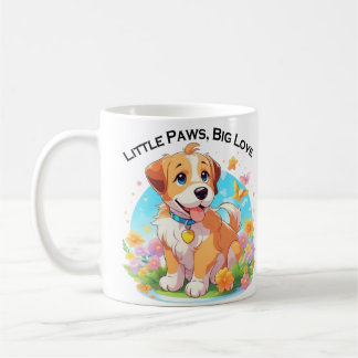 Mug Petits Poches De Chiot Mignonne Grand Amour