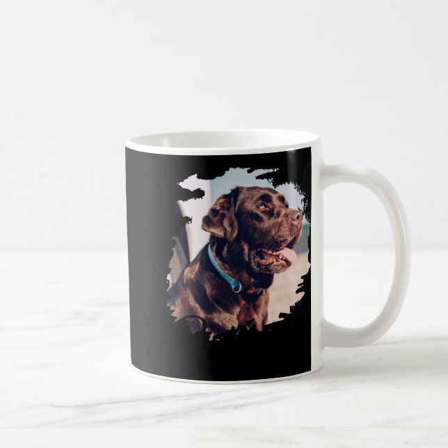 Mug Pets Simple Modern Cool Tygraphy Name And Photo  (Droite)