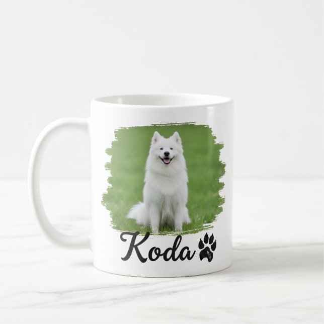 Mug Pet's Simple Modern Cool Typography Name and Photo (Gauche)