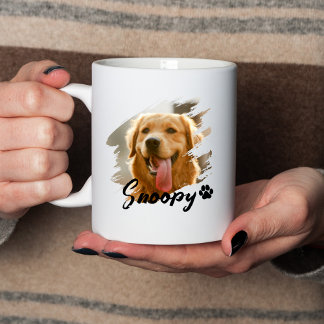 Mug Pet's Simple Modern Cool Typography Name and Photo