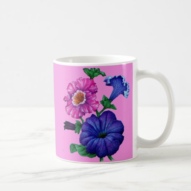 Mug pétunias (Droite)