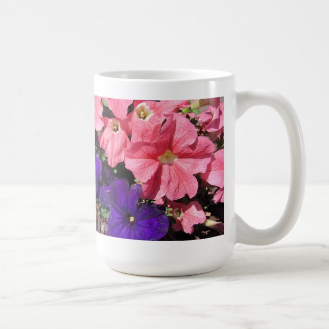 Mug Pétunias rose et violet (Droite)
