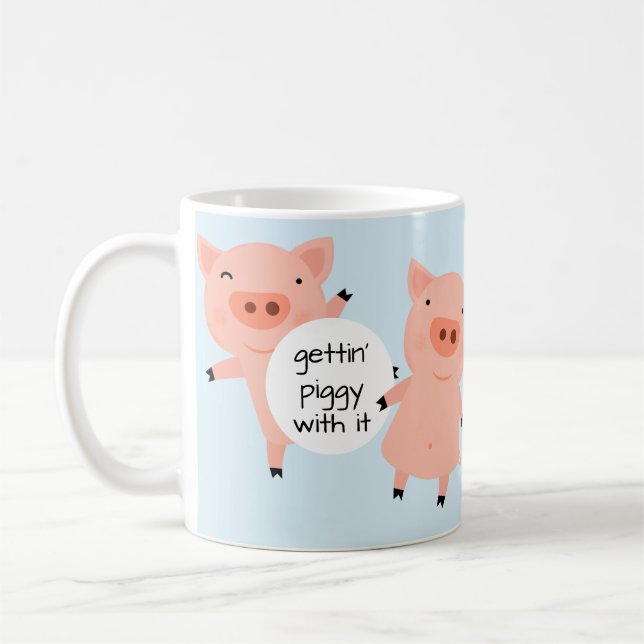 Mug Peu de Piggies partout (Gauche)