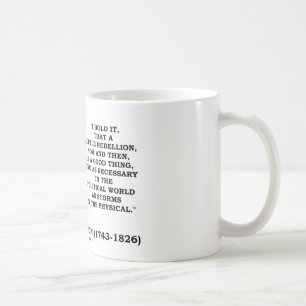 Mug Peu de rébellion eh bien une bonne chose politiqu