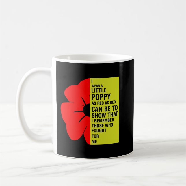 Mug Peur d'oublier Anzac Day (Gauche)