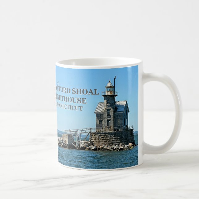 Mug Phare de banc de Stratford, le Connecticut (Droite)