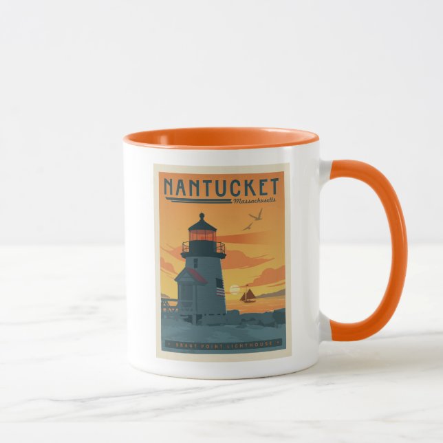 Mug Phare de Brant Point | Nantucket MA (Droite)