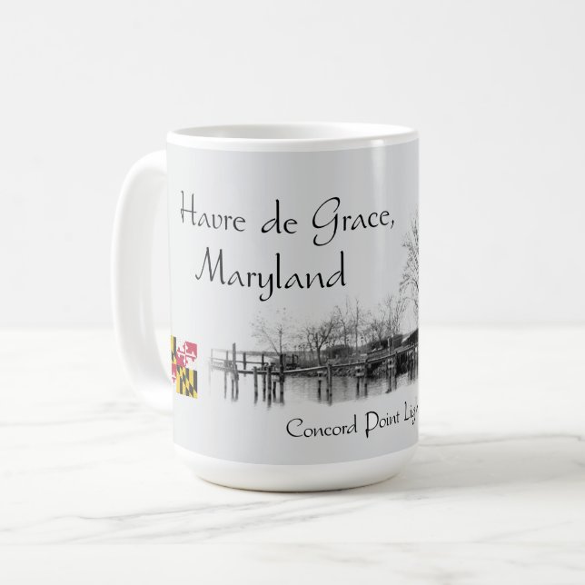 Mug Phare de Concord Point, Havre de Grace, Maryland (Devant gauche)