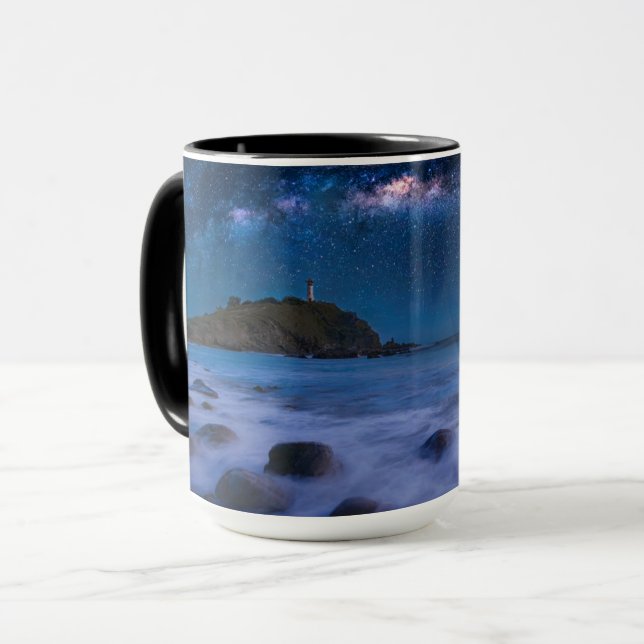 Mug Phare de Seascape | Voie Lactée Lanta Island Krabi (Devant gauche)