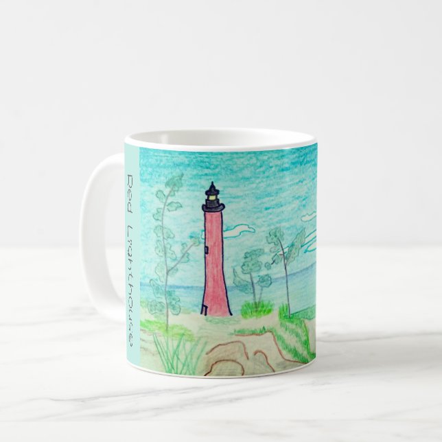 Mug Phare rouge  (Devant gauche)